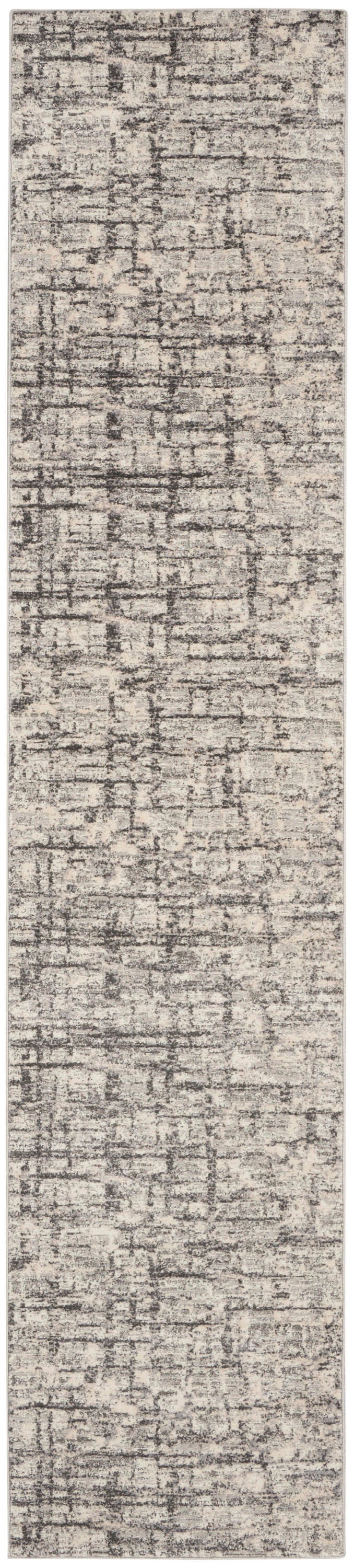 Calvin Klein Rush Signature 2'3" x 10' Runner Rug, Ivory/Gray, large