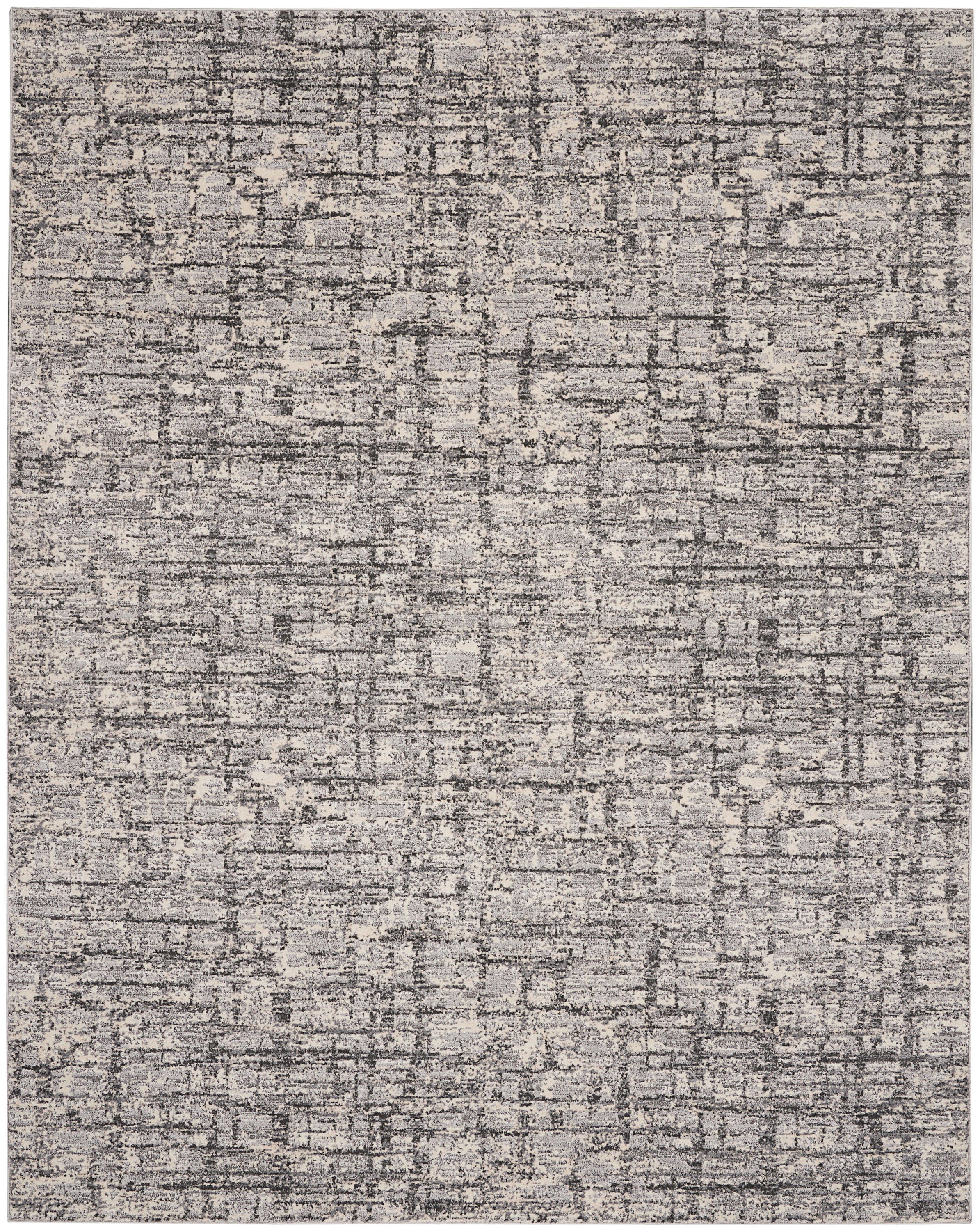 Calvin Klein Rush Signature 9' x 12' Area Rug, Ivory/Gray, large
