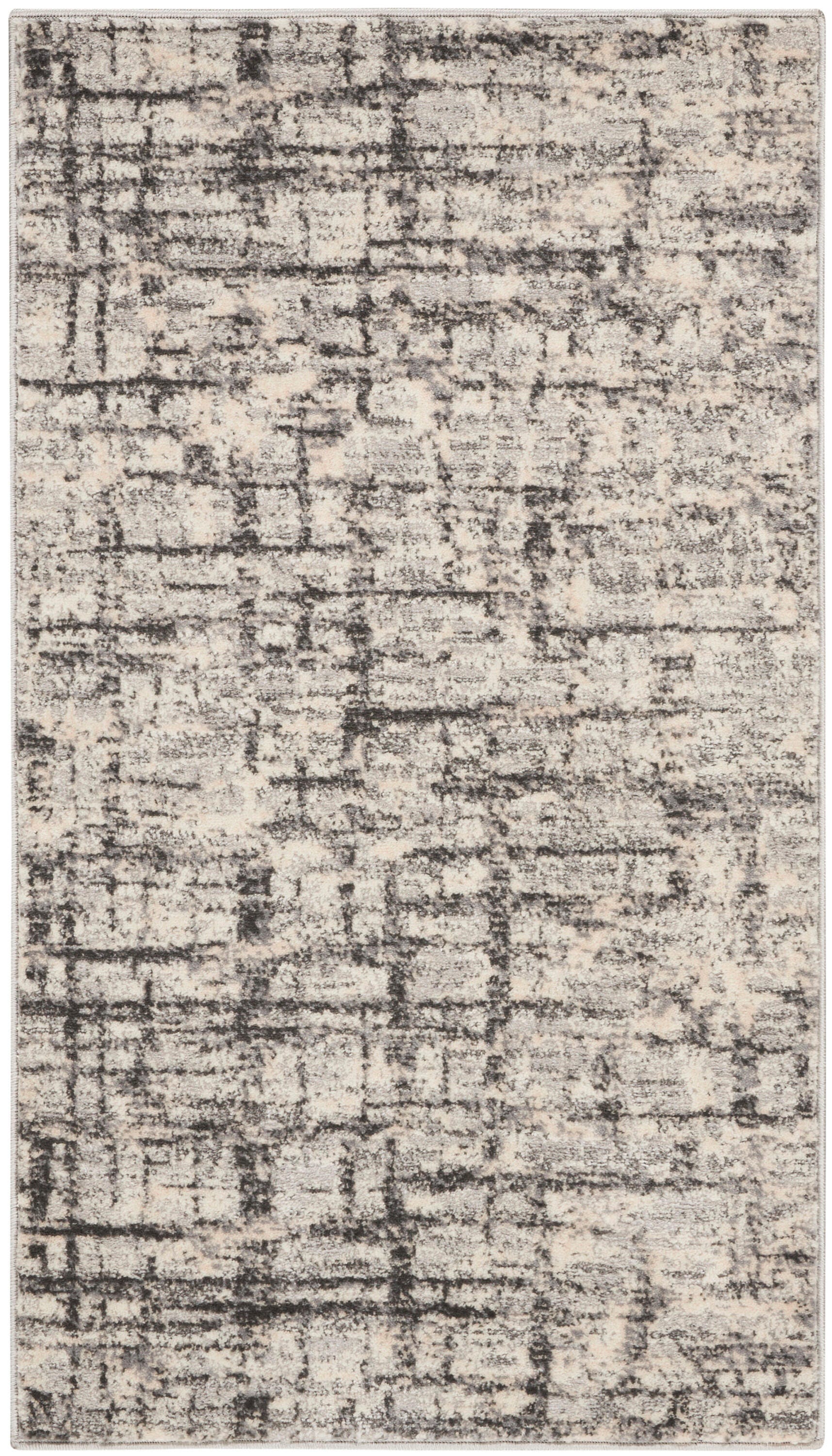 Calvin Klein Rush Signature 2'2" x 3'9" Accent Rug, Ivory/Gray, large