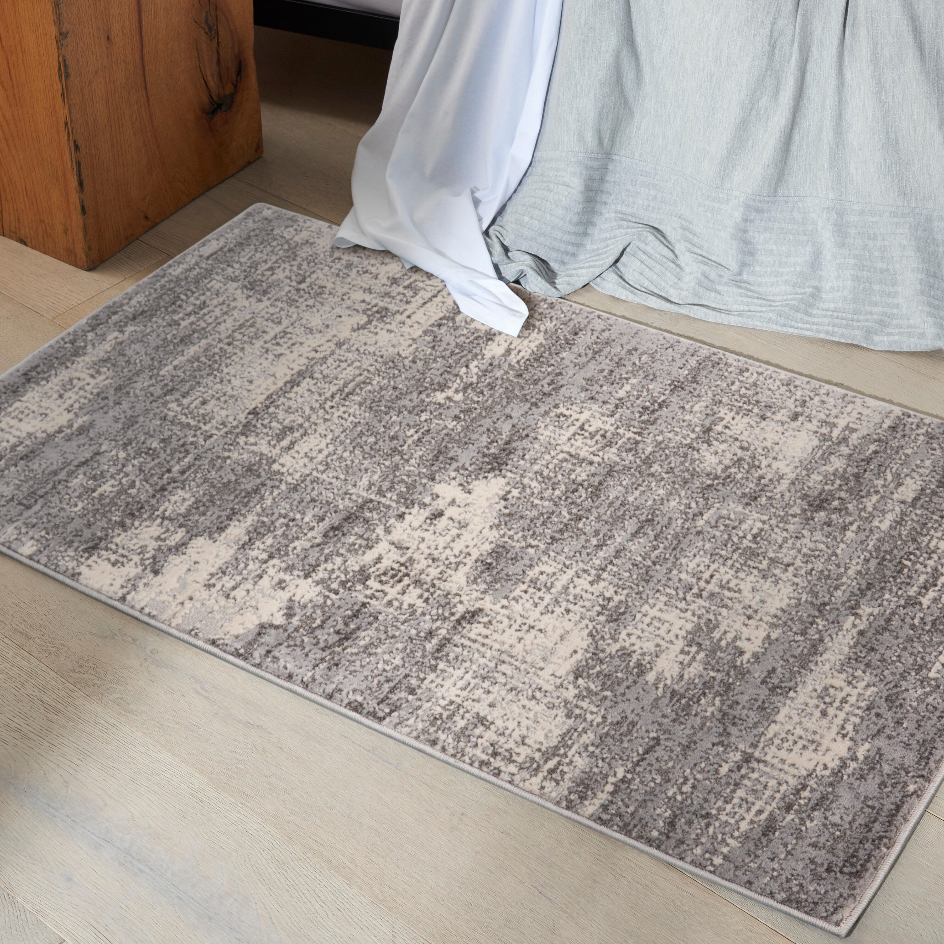 Calvin Klein Rush Textured 2'2" x 3'9" Accent Rug, Gray/Cream, rollover