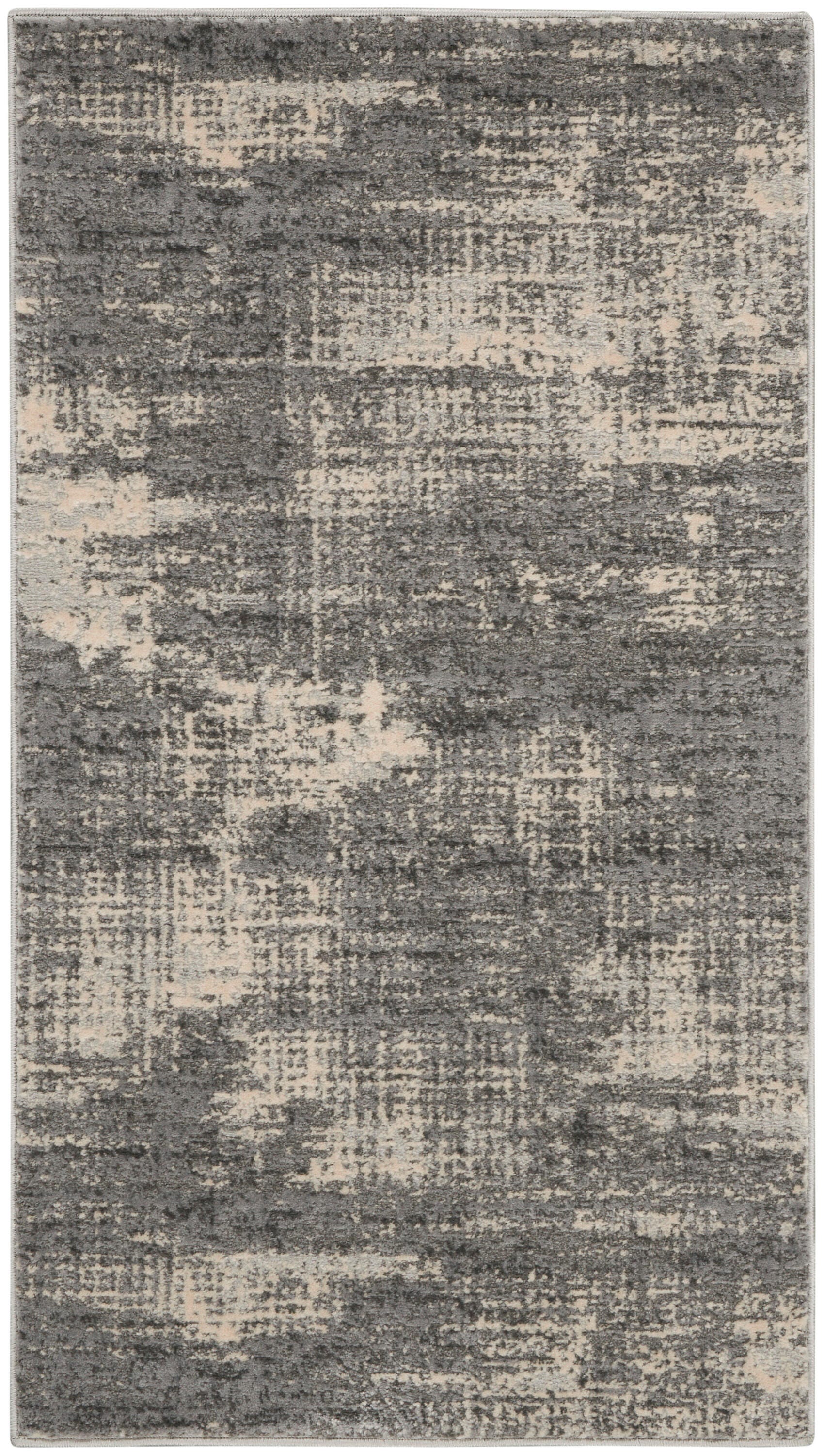 Calvin Klein Rush Textured 2'2" x 3'9" Accent Rug, Gray/Cream, large