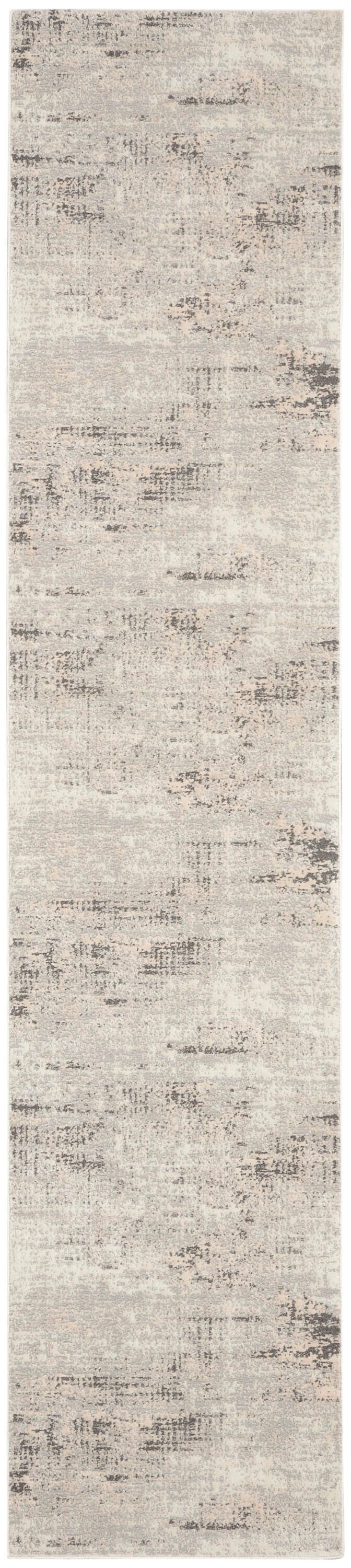 Calvin Klein Rush Textured 2'3" x 10' Runner Rug, Ivory/Beige, large