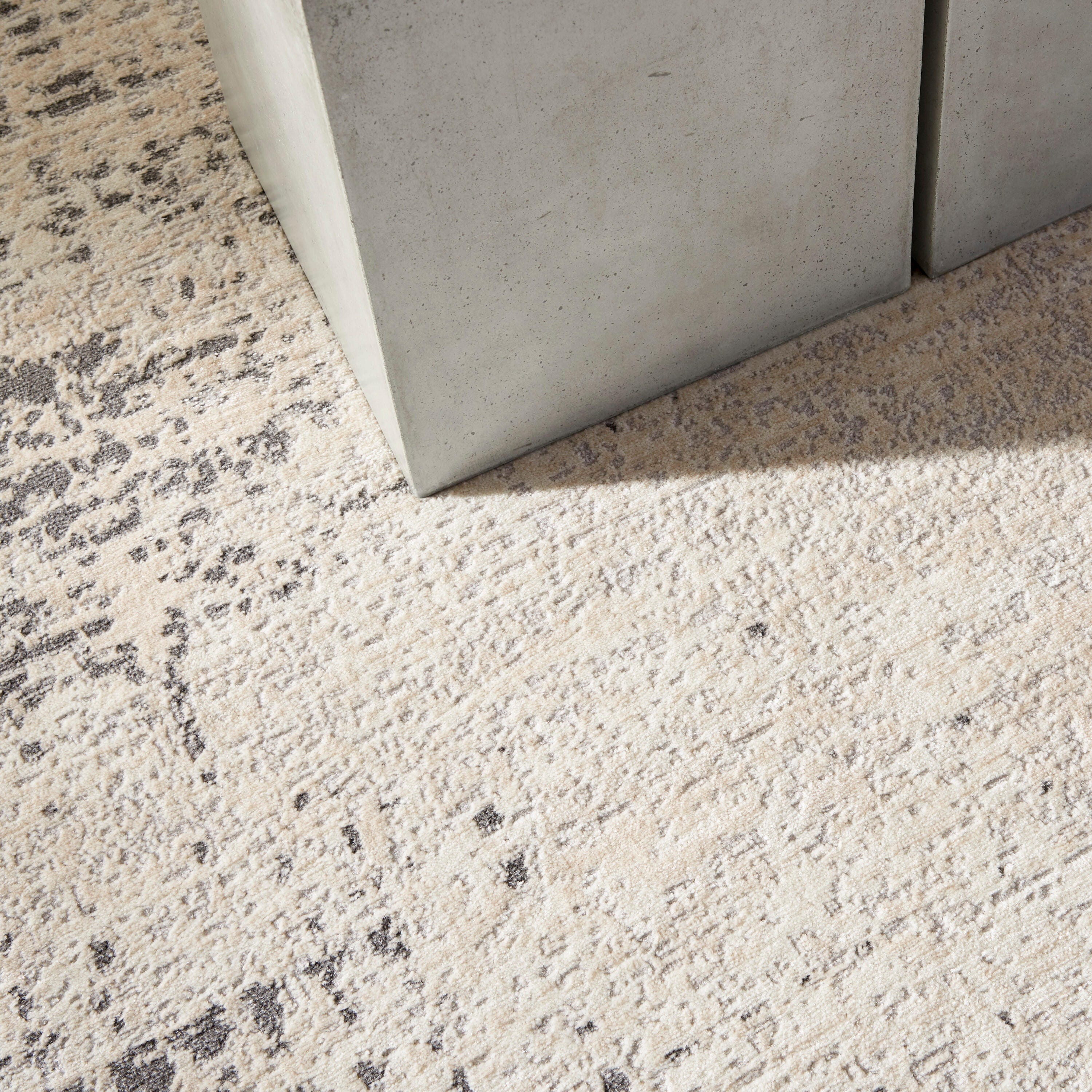Calvin Klein Rush Textured 10' x 14' Area Rug, Ivory/Beige, large