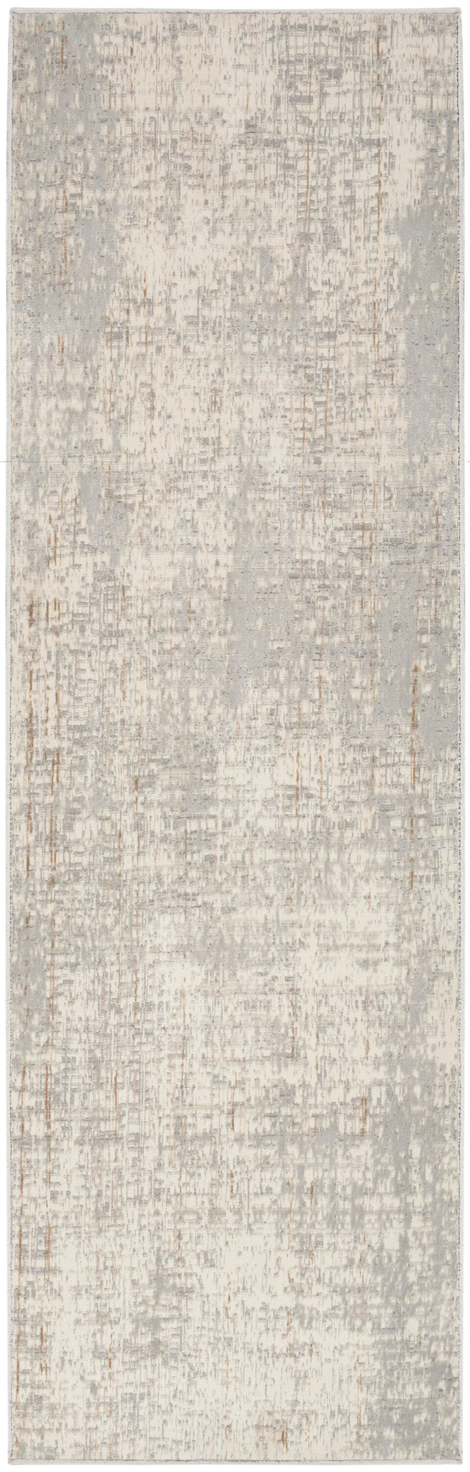 Calvin Klein Rush Neutral 2'3" x 7'3" Runner Rug, Cream, large