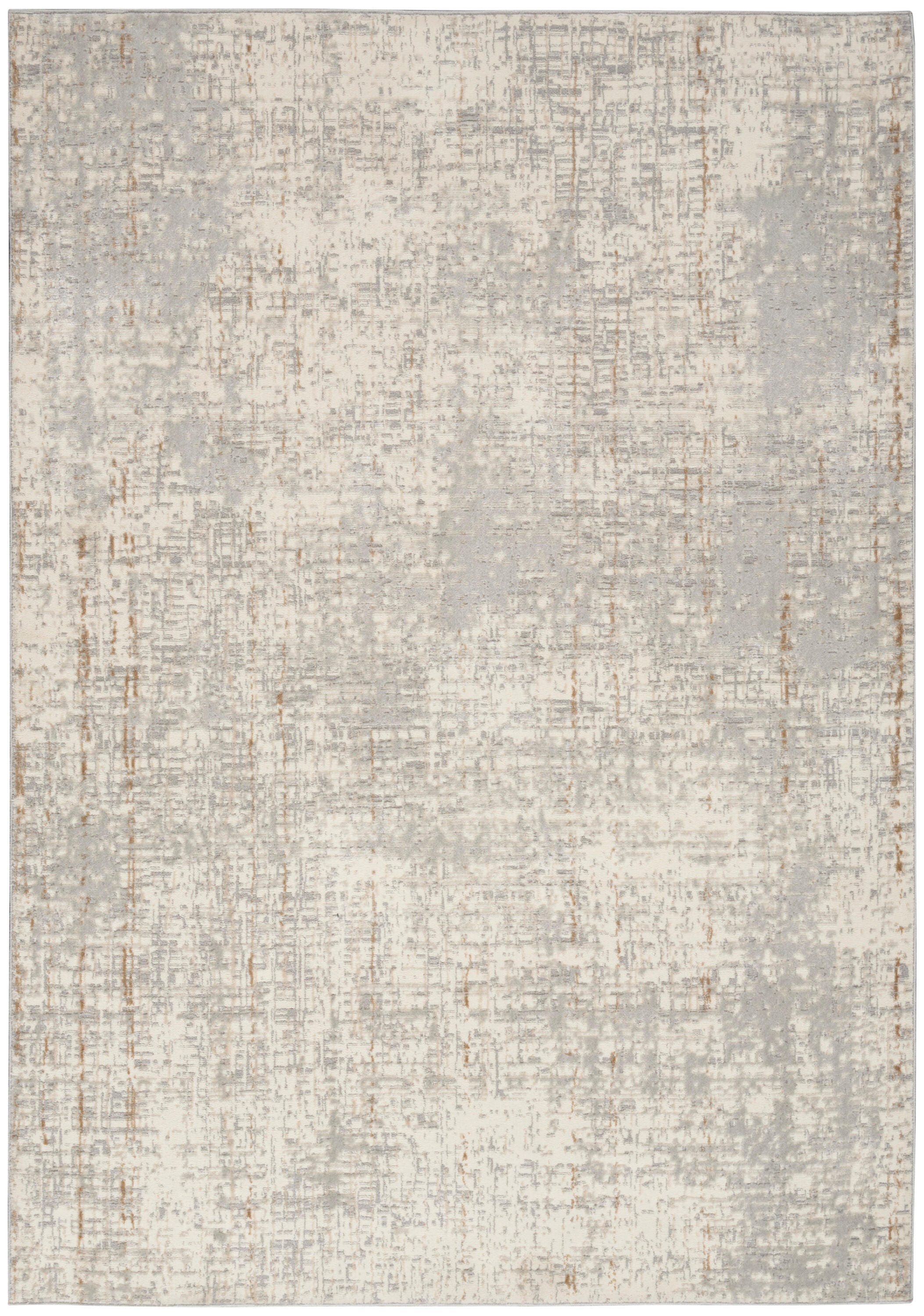 Calvin Klein Rush Neutral 5'3" x 7'3" Area Rug, Cream, large