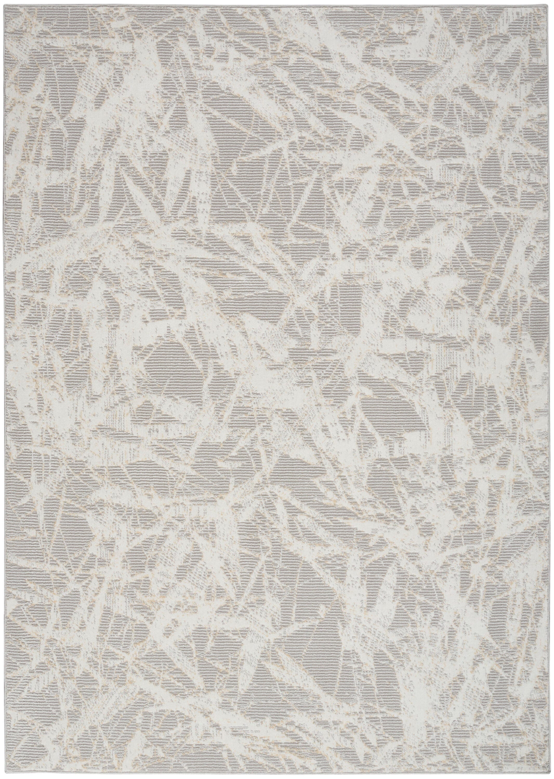 Calvin Klein Rush Serene 3'2" x 5'  Accent Rug, Gray, large