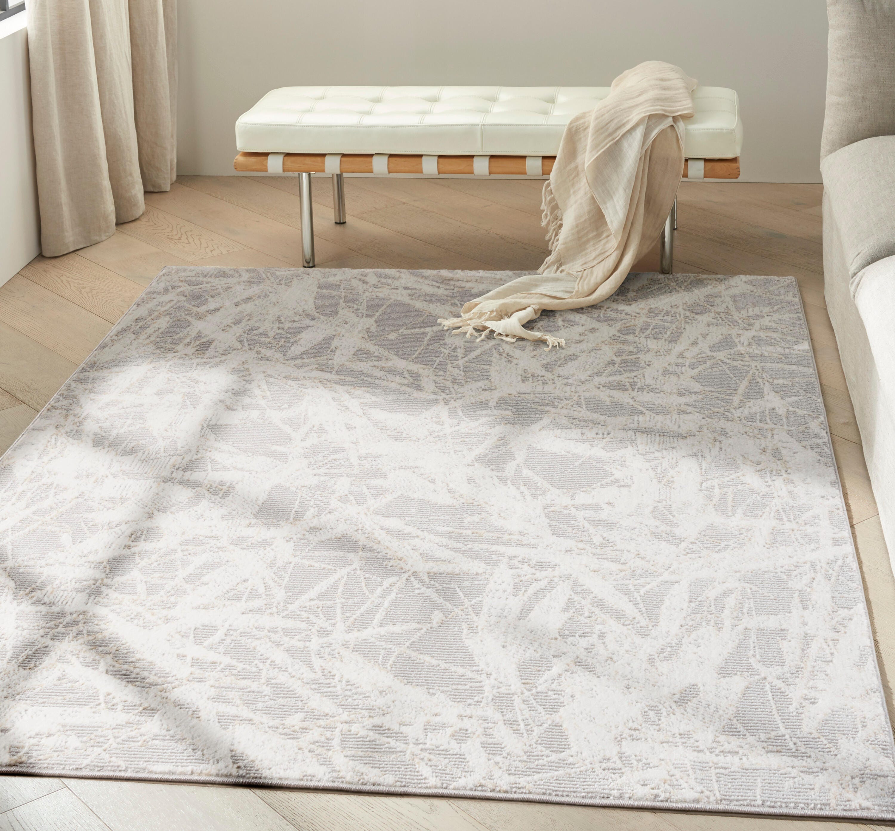 Calvin Klein Rush Serene 5'3" x 7'3"  Area Rug, Gray, rollover