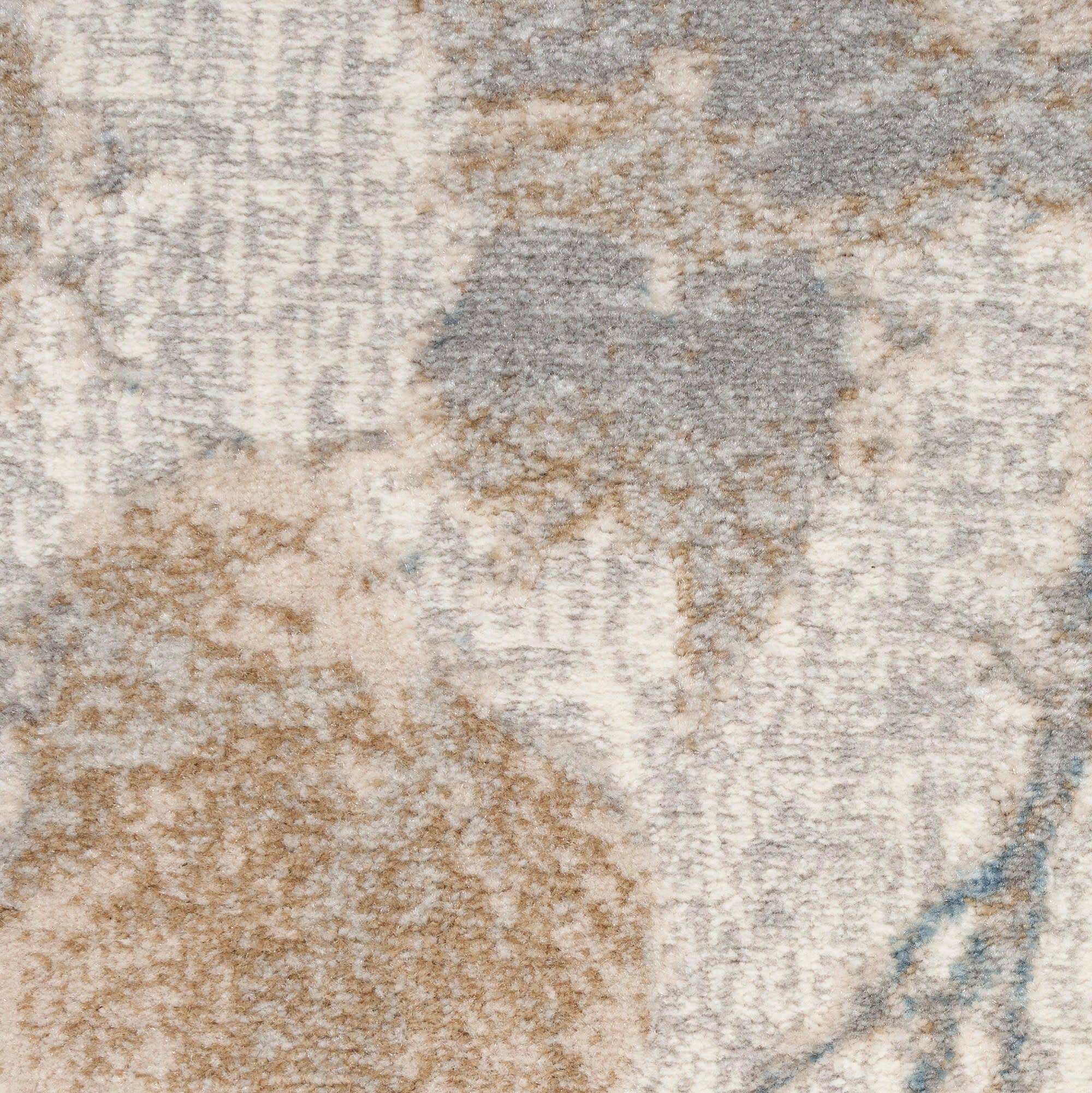 Calvin Klein Rush Nature 5'3" x 7'3" Area Rug, Gray/Brown, large
