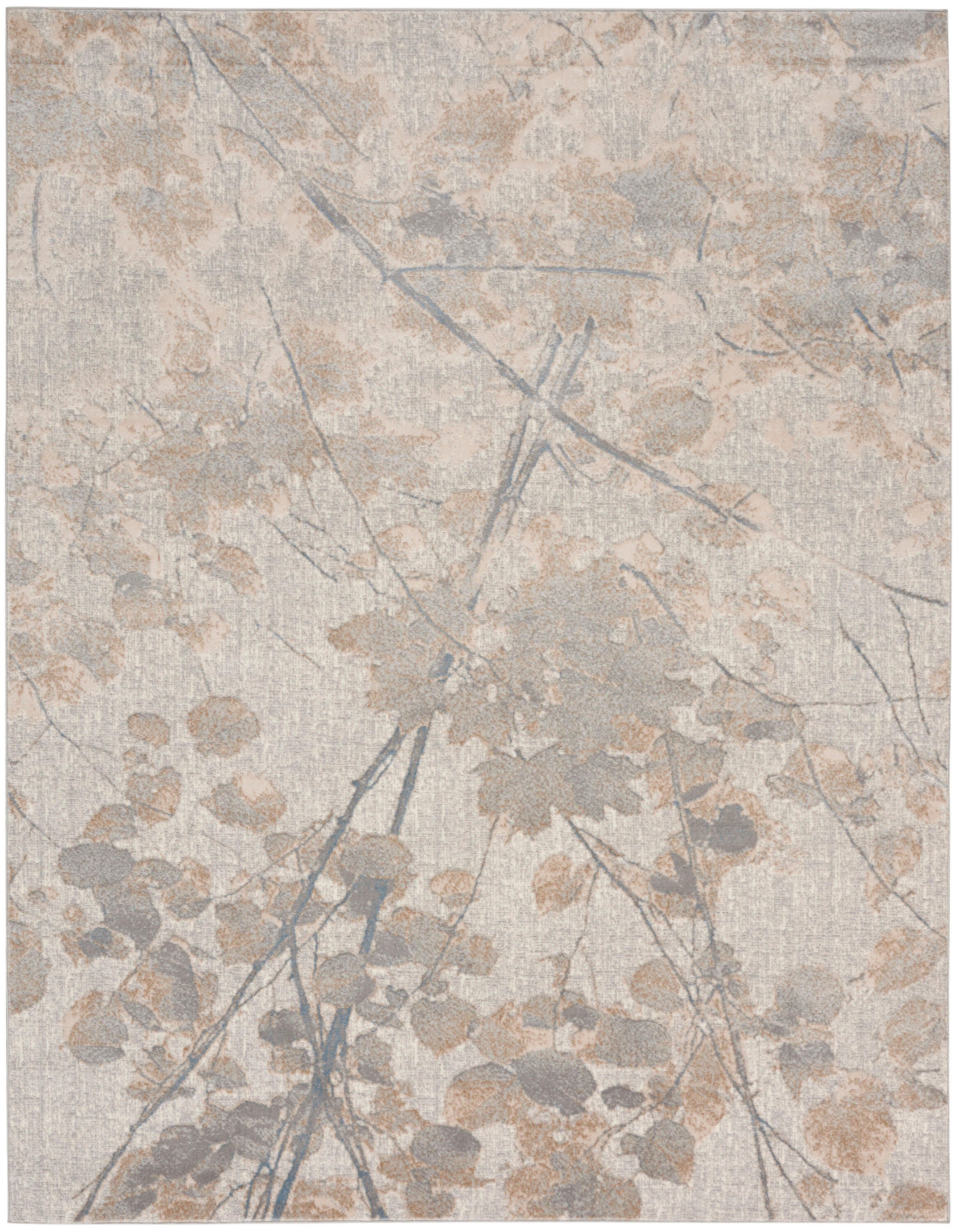 Calvin Klein Rush Nature 8' x 10' Area Rug, Gray/Brown, large