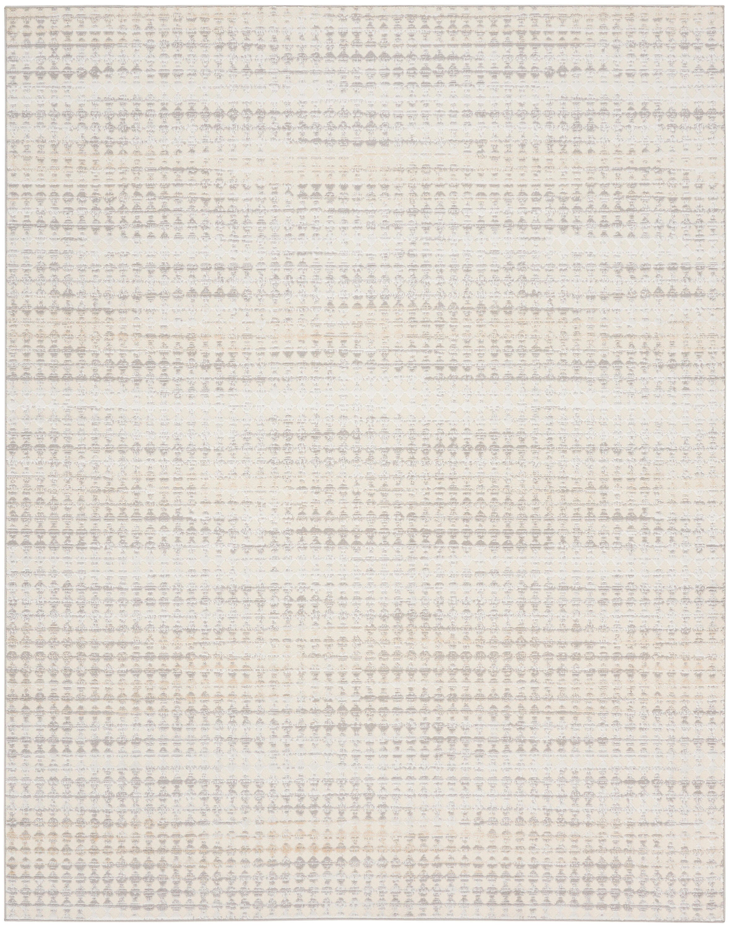 Calvin Klein Rush Geometric 8' x 10' Area Rug, Ivory, large