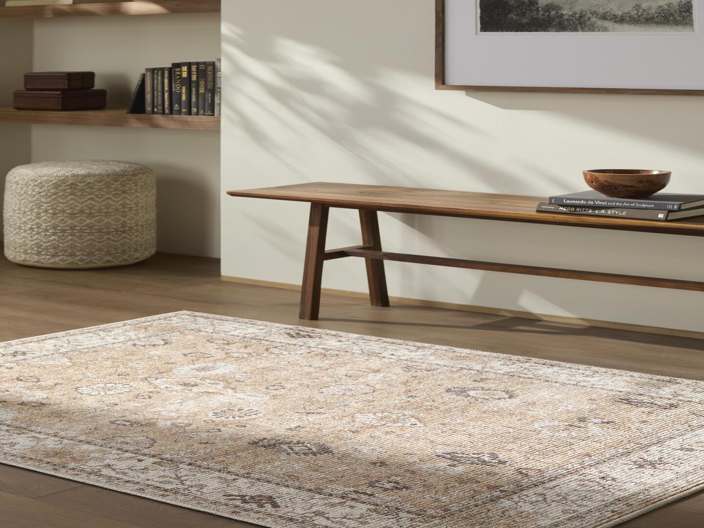 Livabliss x Becki Owens Davina 2'7" x 7'3" Runner Rug, Cream, rollover