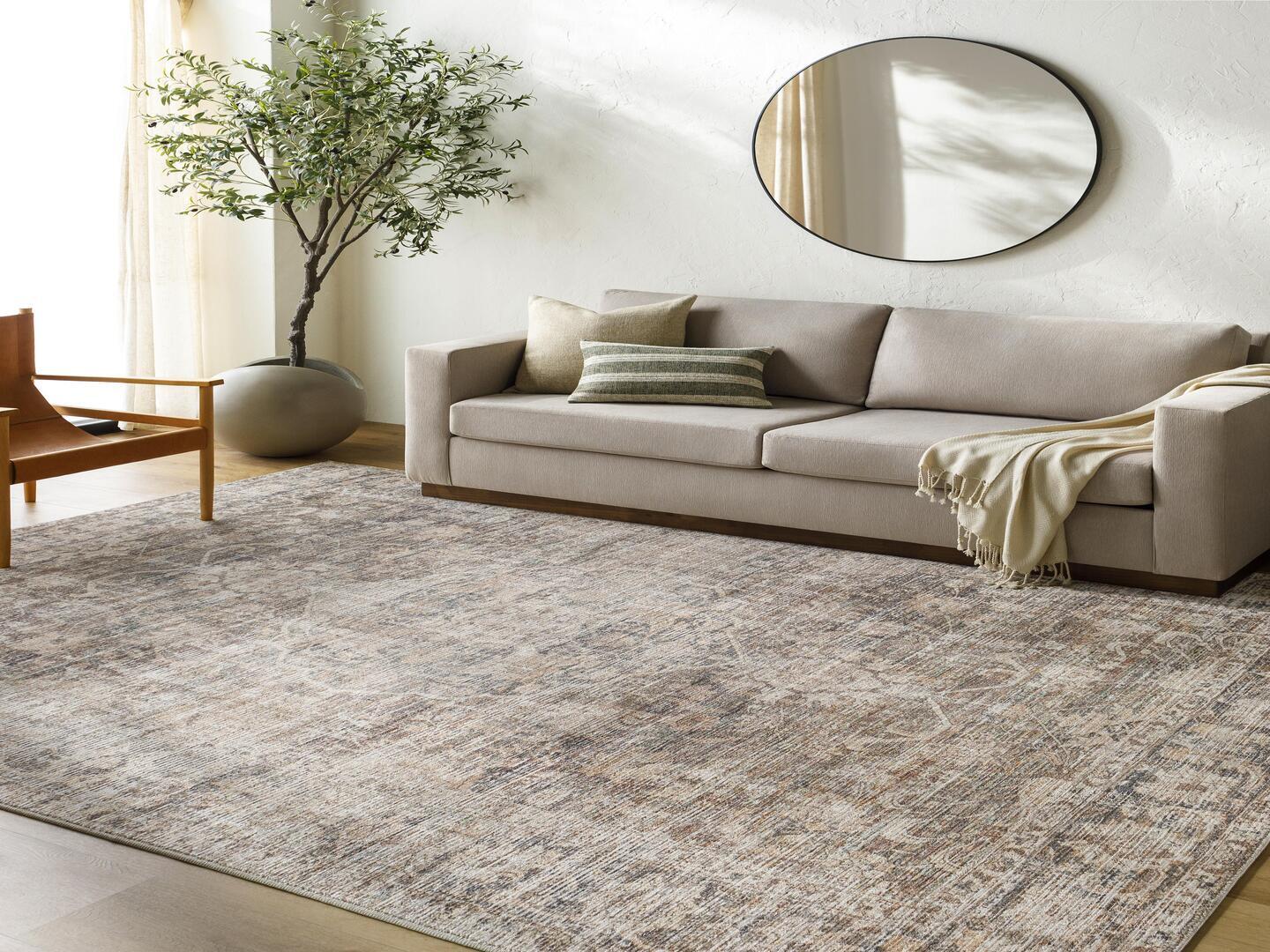 Livabliss x Becki Owens Marlene 7' x 9' Area Rug, Brown, rollover