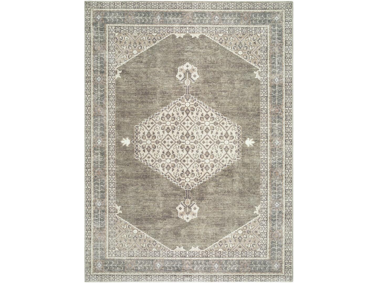 Livabliss Lila 2' x 4' Accent Rug, Olive, large