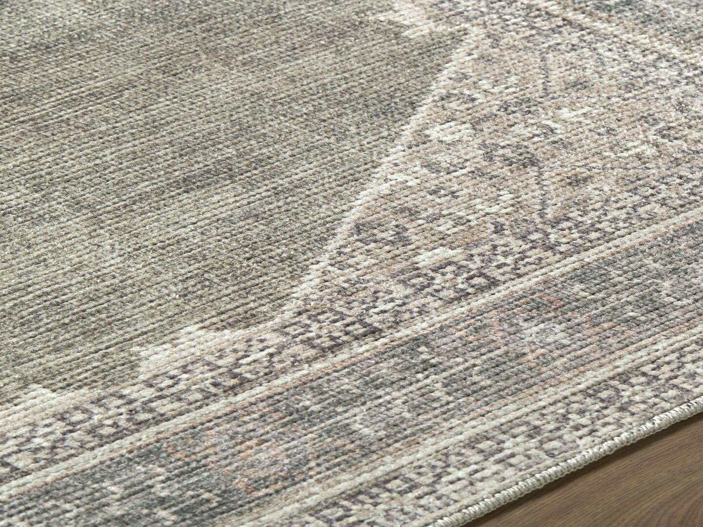 Livabliss Lila 2' x 4' Accent Rug, Olive, large