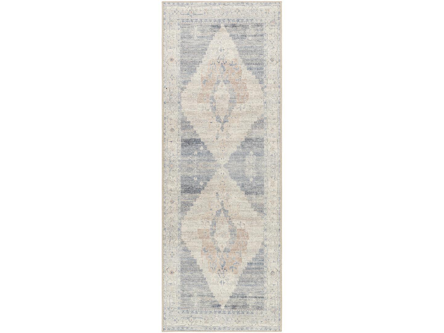 Livabliss Luca 3' x 7' Runner Rug, Denim, large