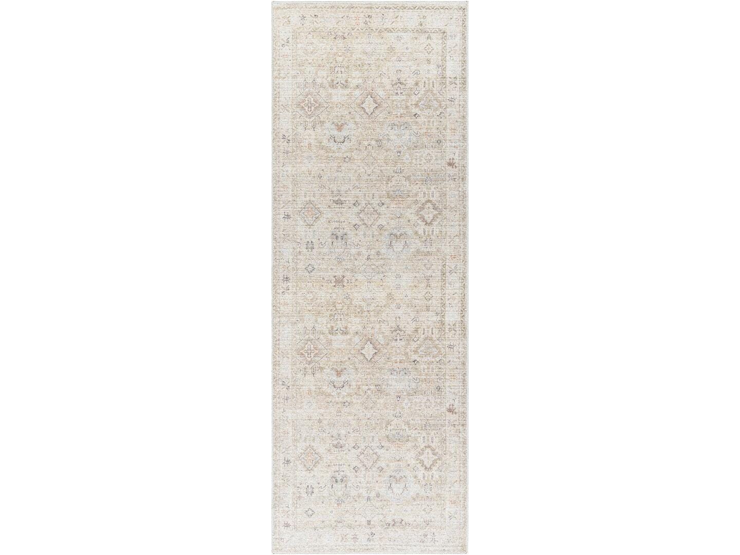 Livabliss Marlene 3' x 7' Runner Rug, Ivory/Cream, large