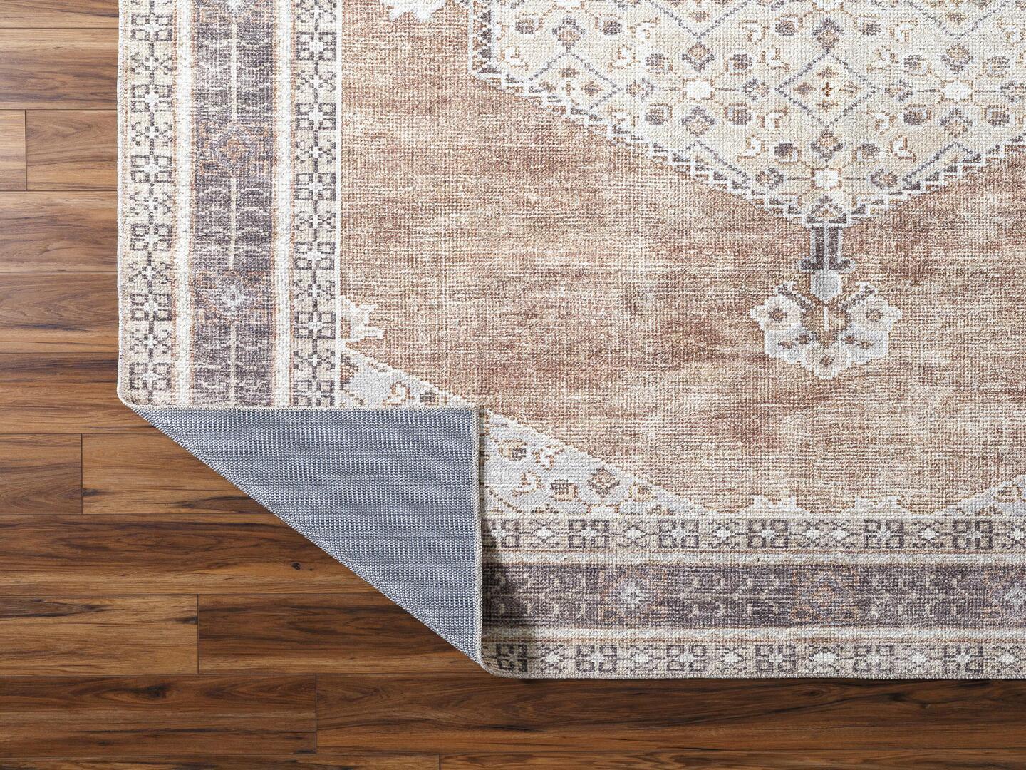 Livabliss Lila 5' x 7' Area Rug, Tan/Brown, large
