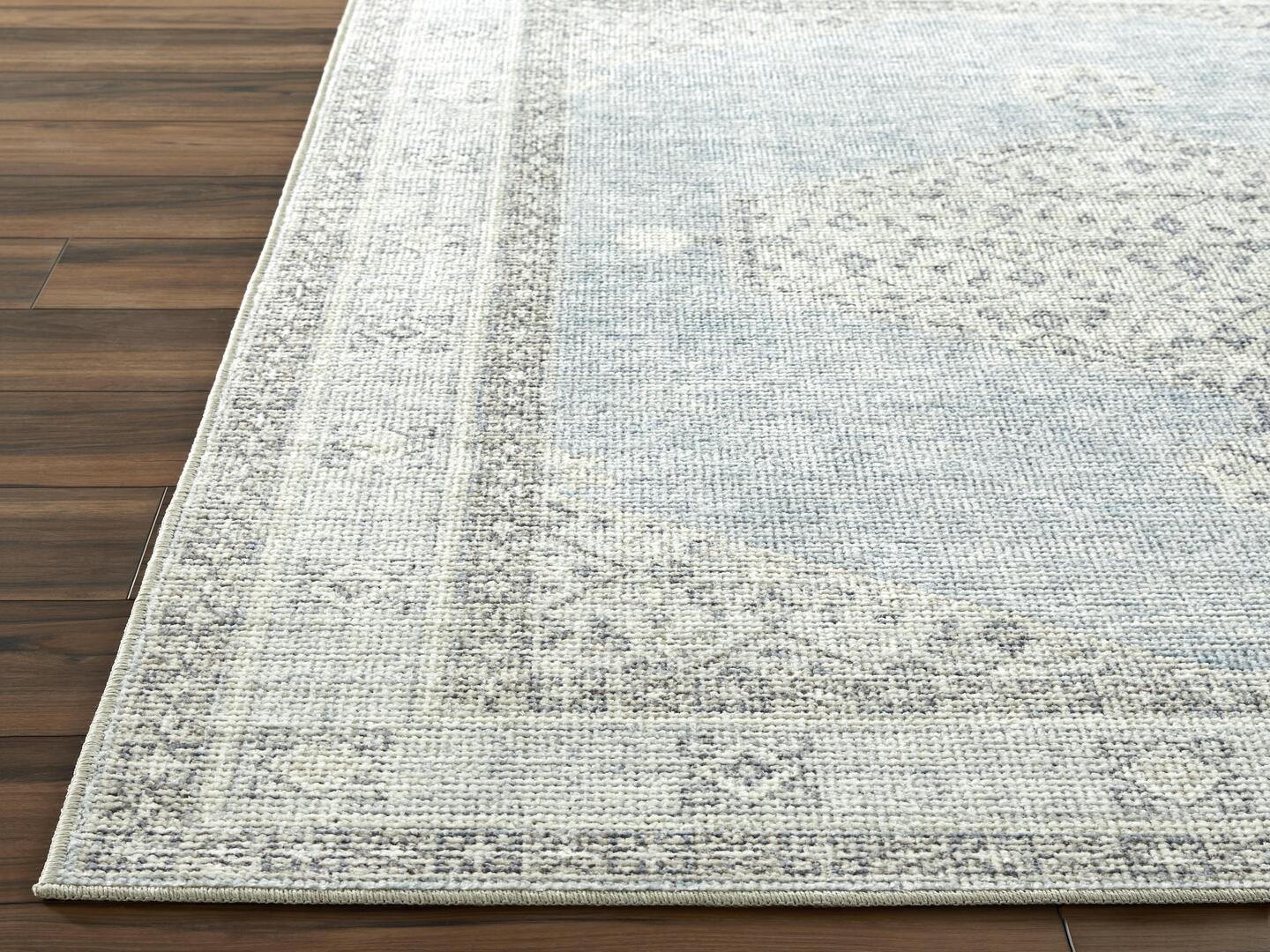 Livabliss Lila 5' x 7' Area Rug, Denim/Gray, large
