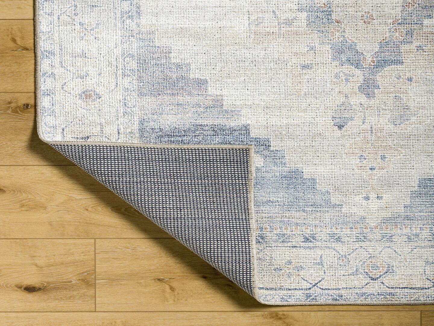 Livabliss Luca 5' x 7' Area Rug, Denim, large