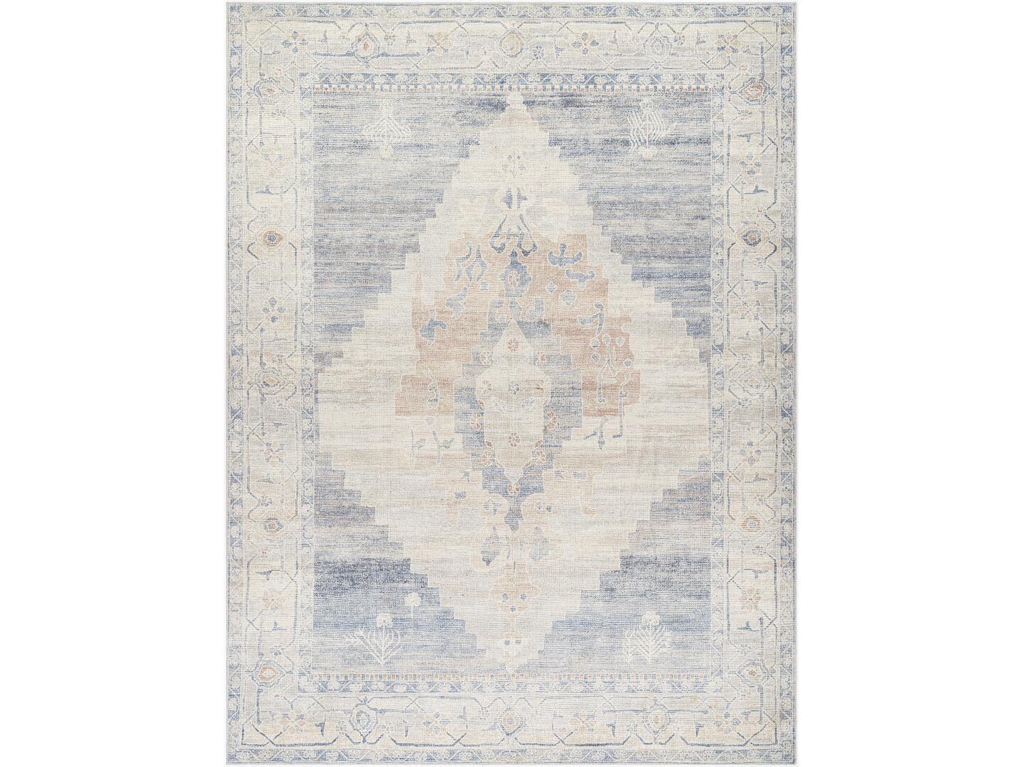 Livabliss Luca 7' x 9' Area Rug, Denim, large