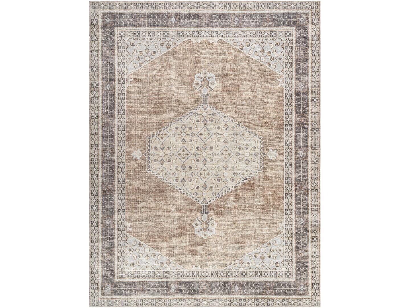 Livabliss Lila 9' x 12' Area Rug, Tan/Brown, large