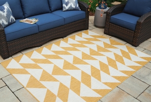 Thomley 8' x 10' Rug, Ivory/Yellow, rollover
