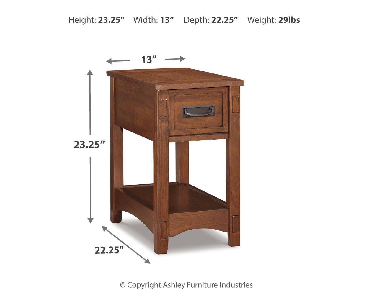 Breegin Chairside End Table - image 4