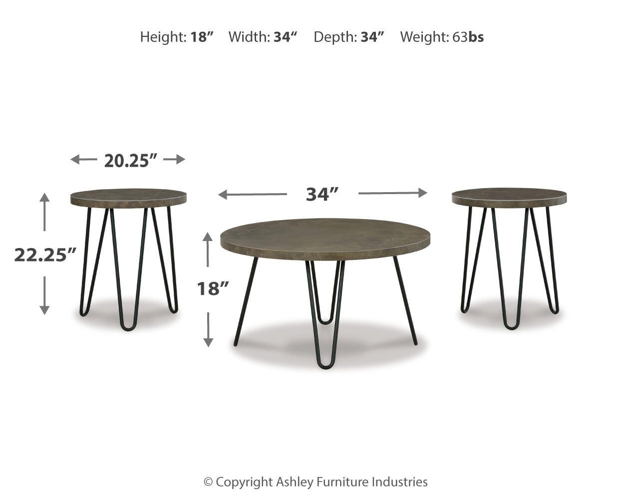 Hadasky Table (Set of 3) - image 7