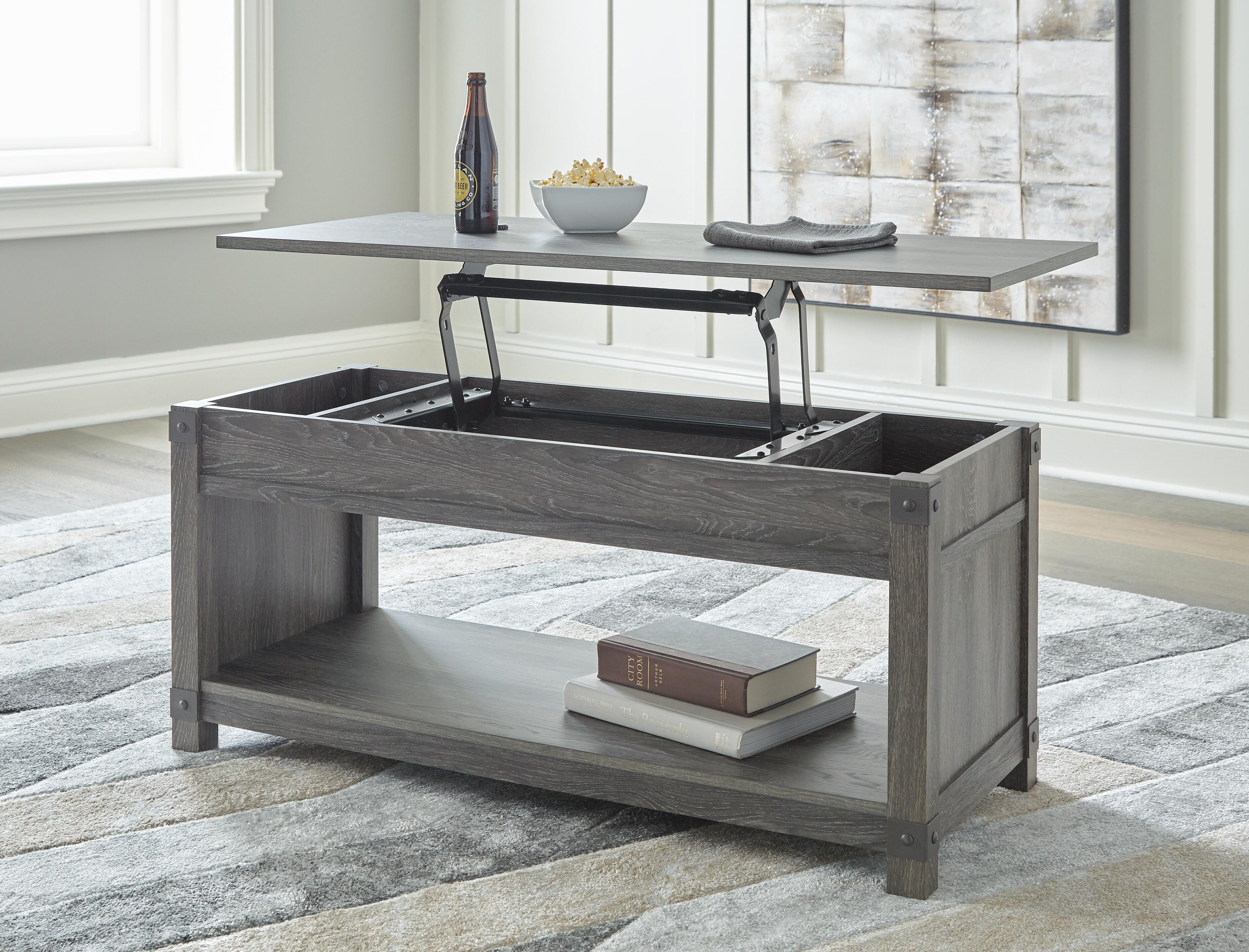 Freedan Lift-Top Coffee Table - image 8