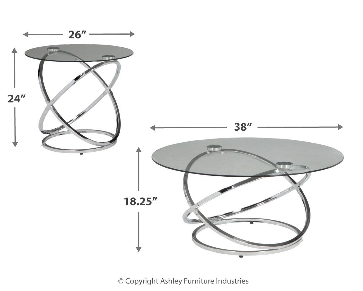 Hollynyx Table (Set of 3) - image 5