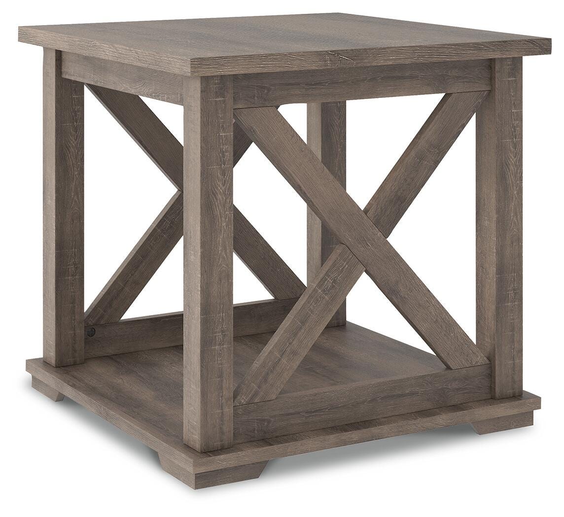 Arlenbry End Table, Gray, large