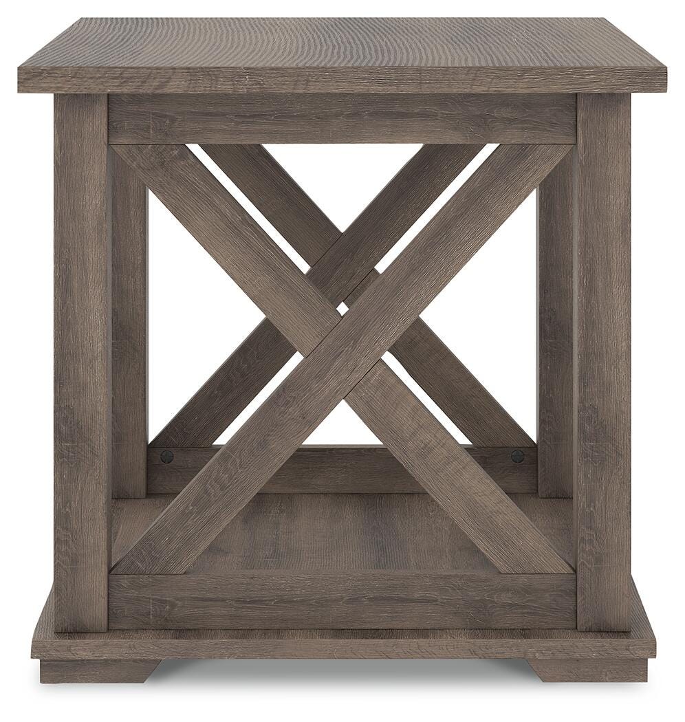 Arlenbry End Table, Gray, large