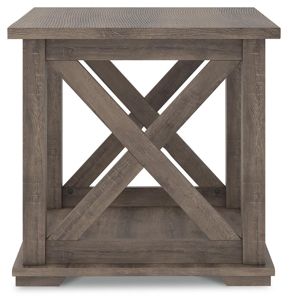 Arlenbry End Table, Gray, large