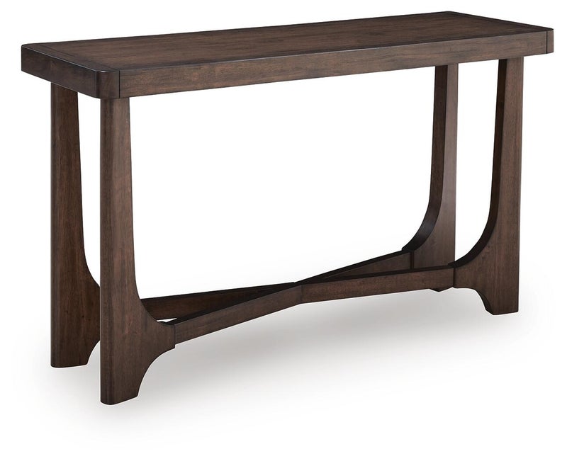 Korestone Sofa Table, Dark Brown
