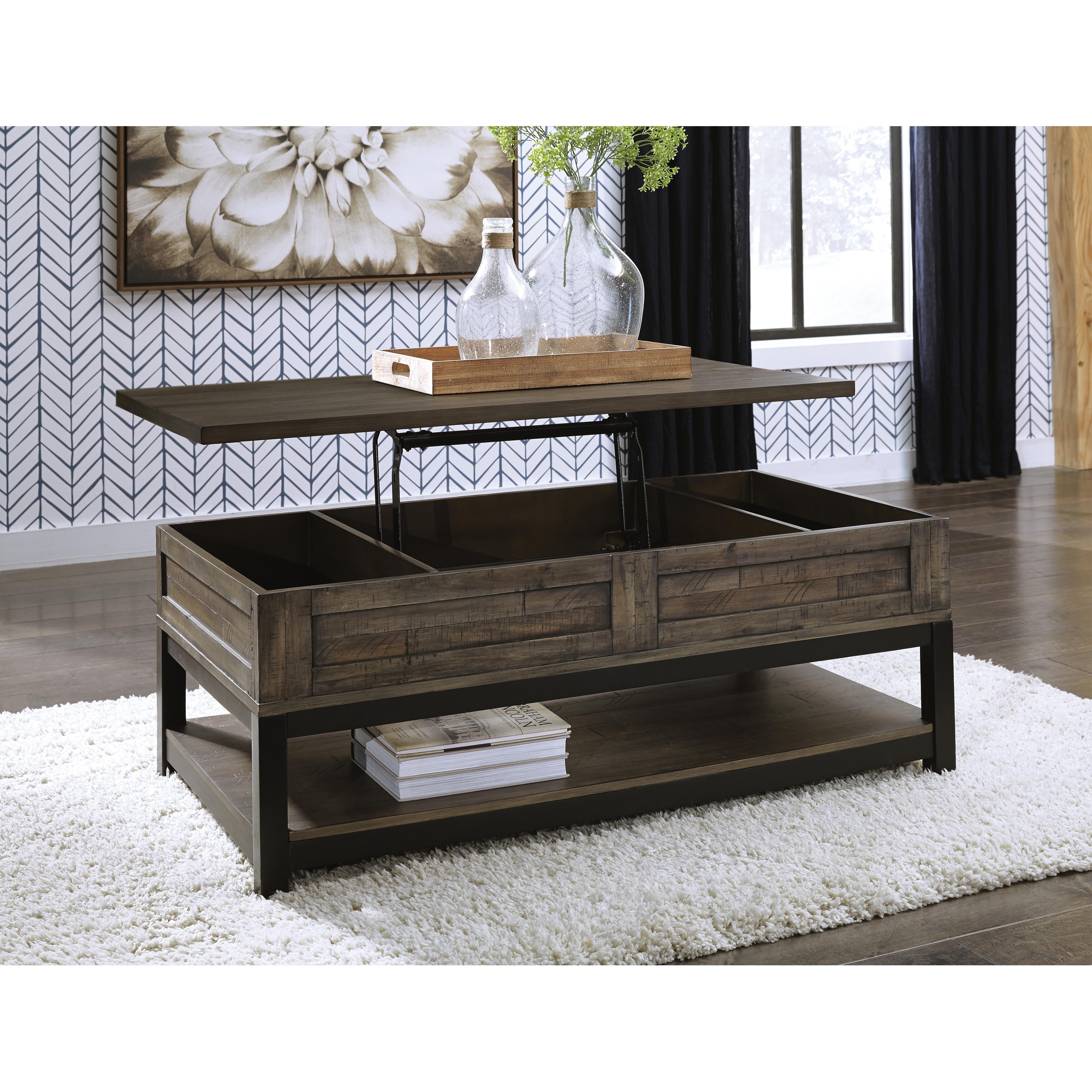Johurst Coffee Table with Lift Top, , large