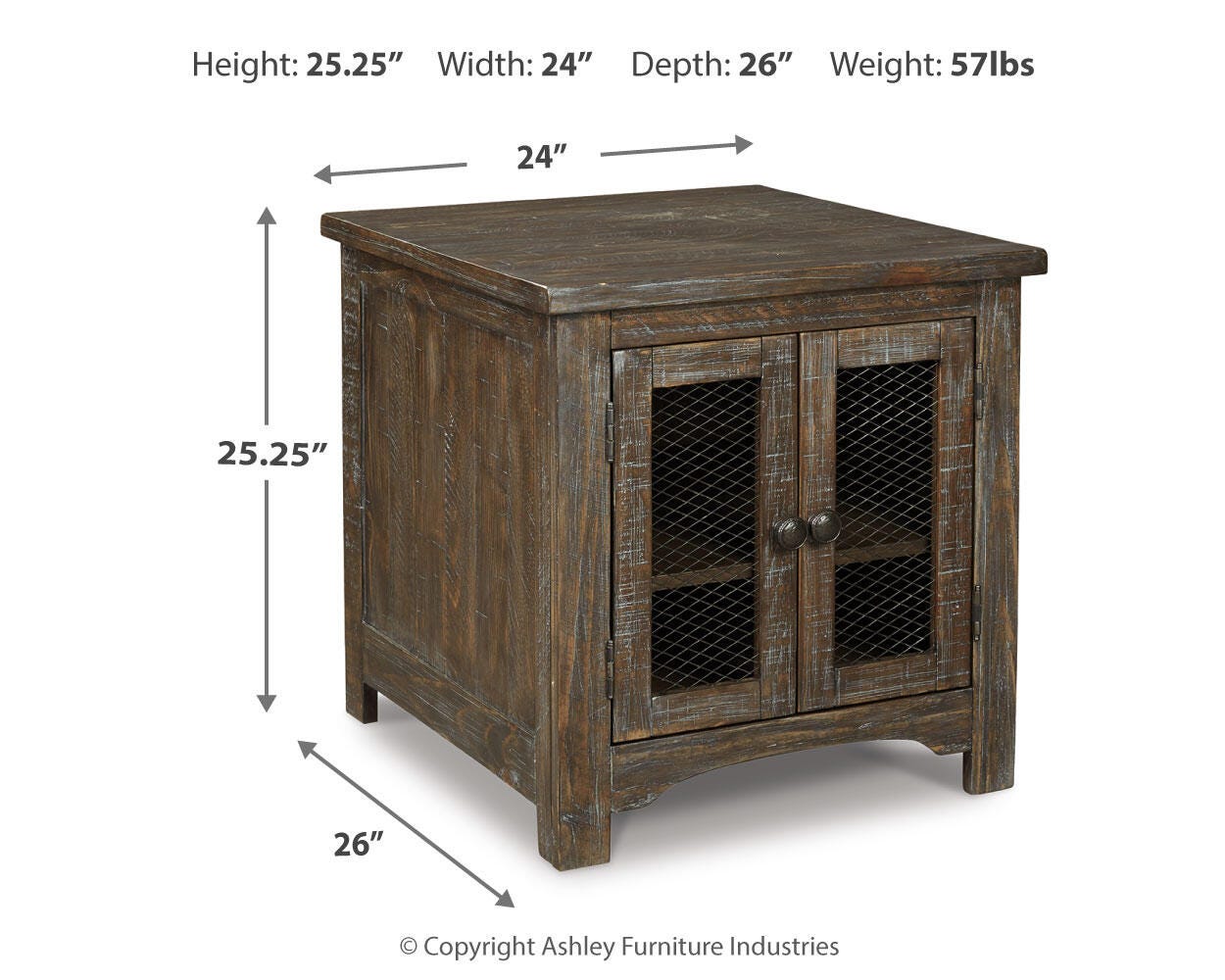 Danell Ridge End Table, , large