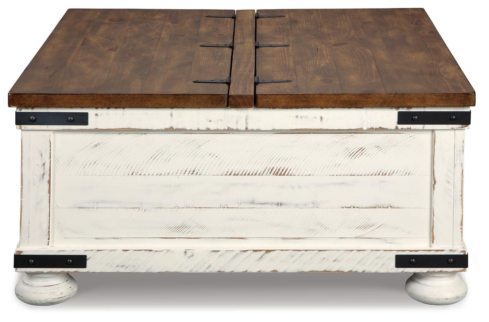 Wystfield Coffee Table, White/Brown, large