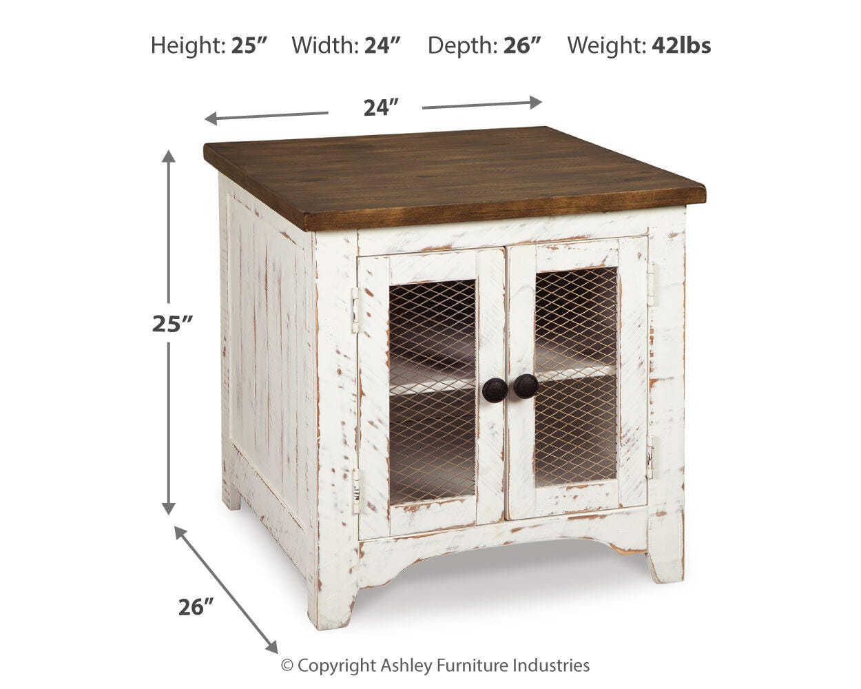 Wystfield Dimensions