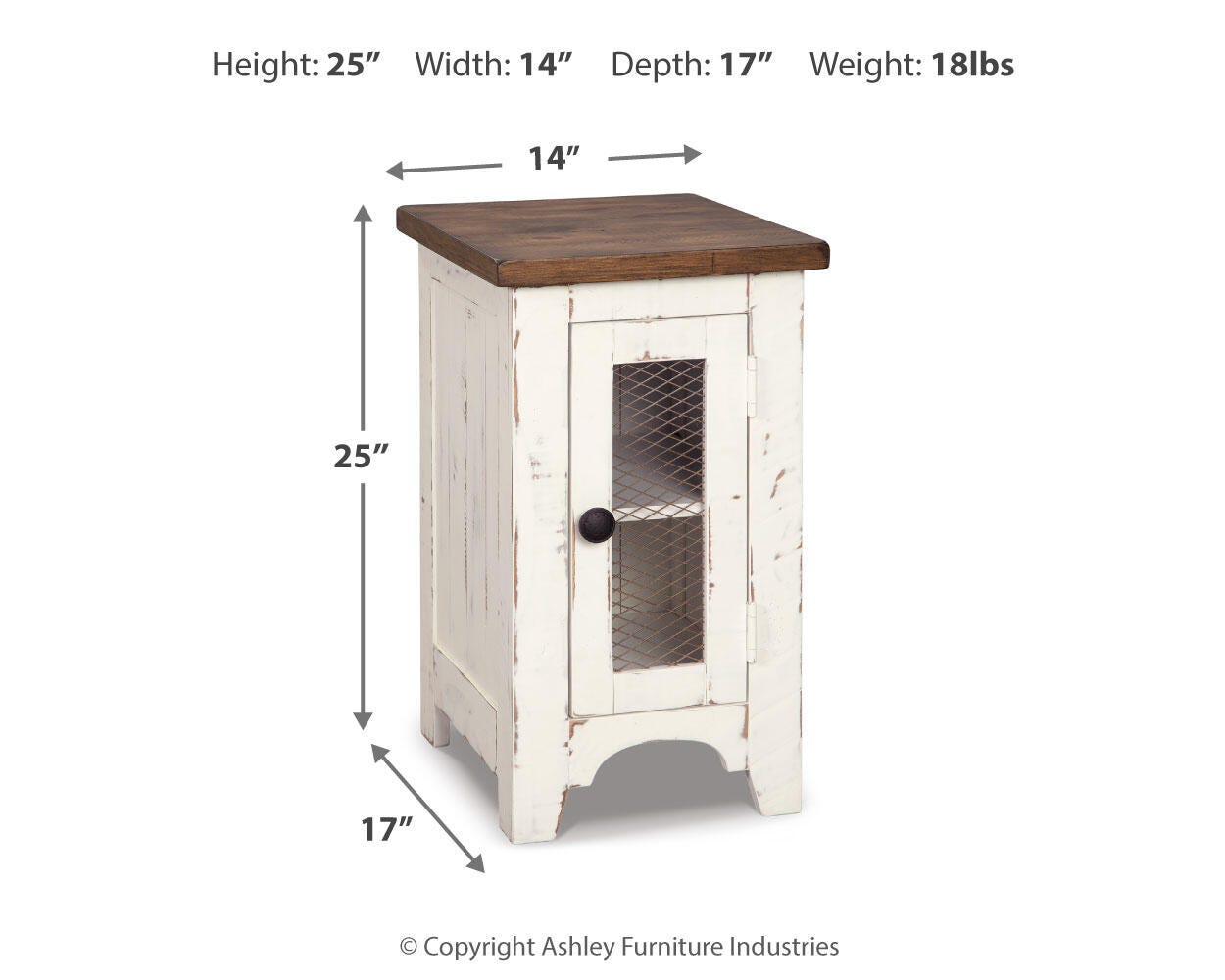 Wystfield Dimensions