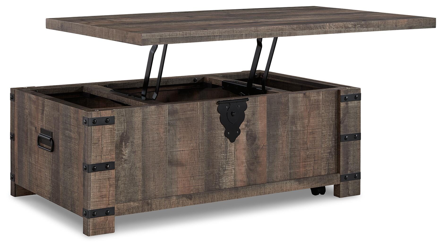 Hollum Lift-top Coffee Table and 2 End Tables - image 6