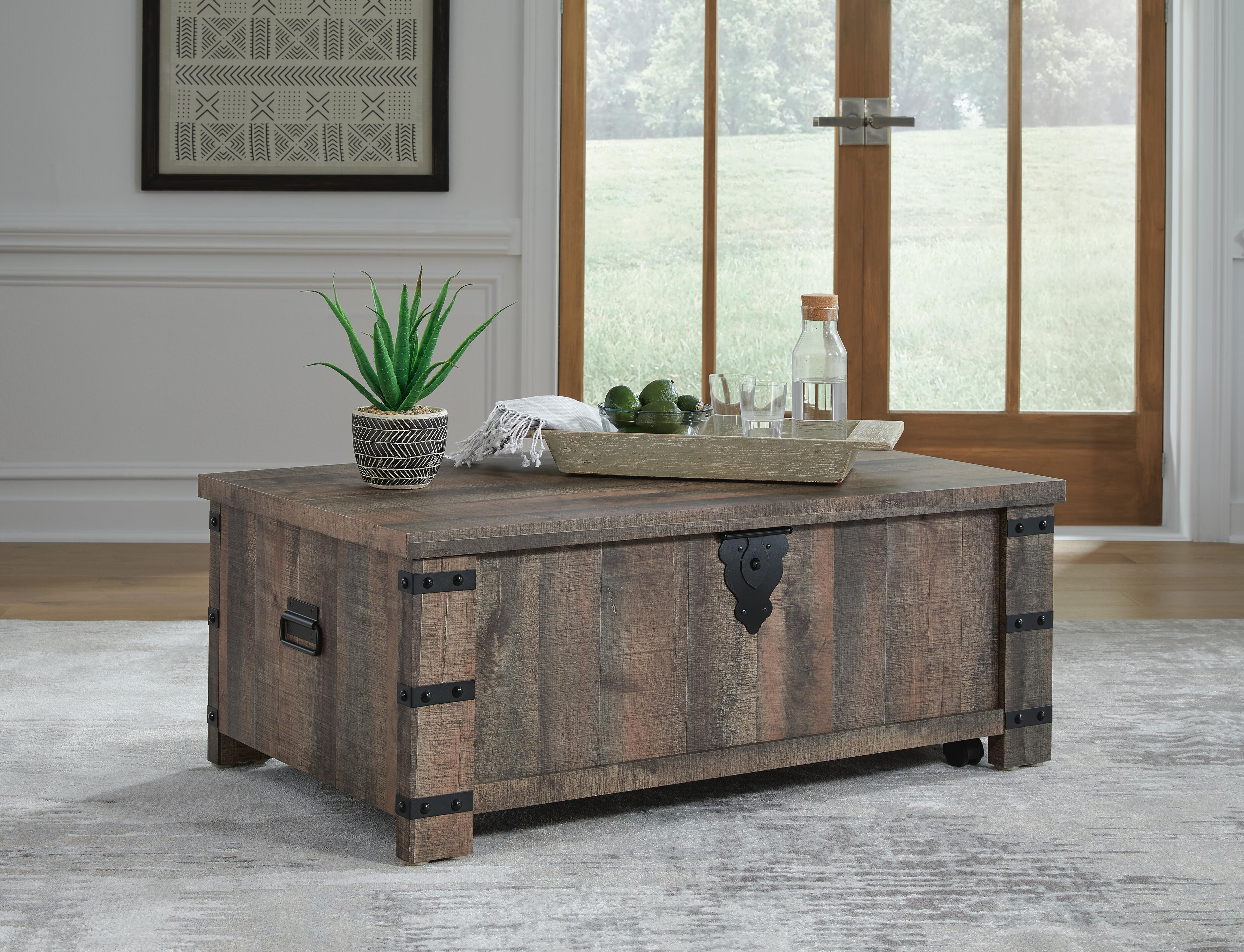 Hollum Lift-top Coffee Table and 2 End Tables - image 13