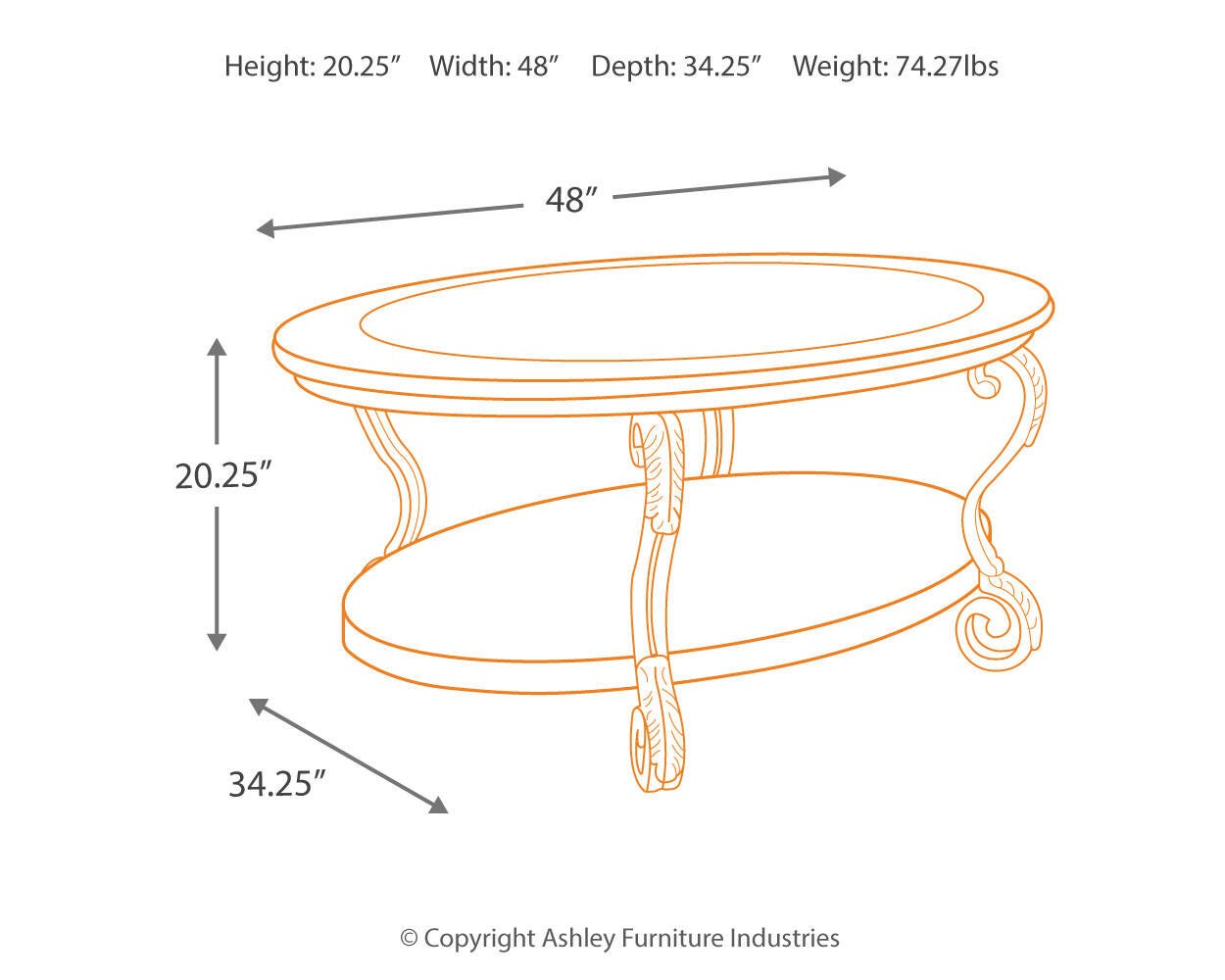 Nestor Coffee Table | Ashley