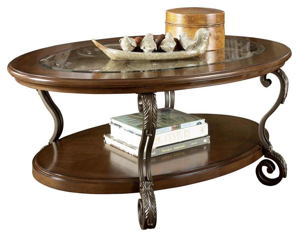 アシュレイ Ashley Nestor Coffee Table ガラステーブル Nestor Coffee Table | Ashley