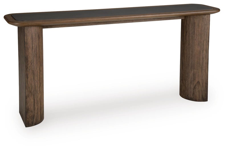 Dontayne Sofa Table, Warm Brown