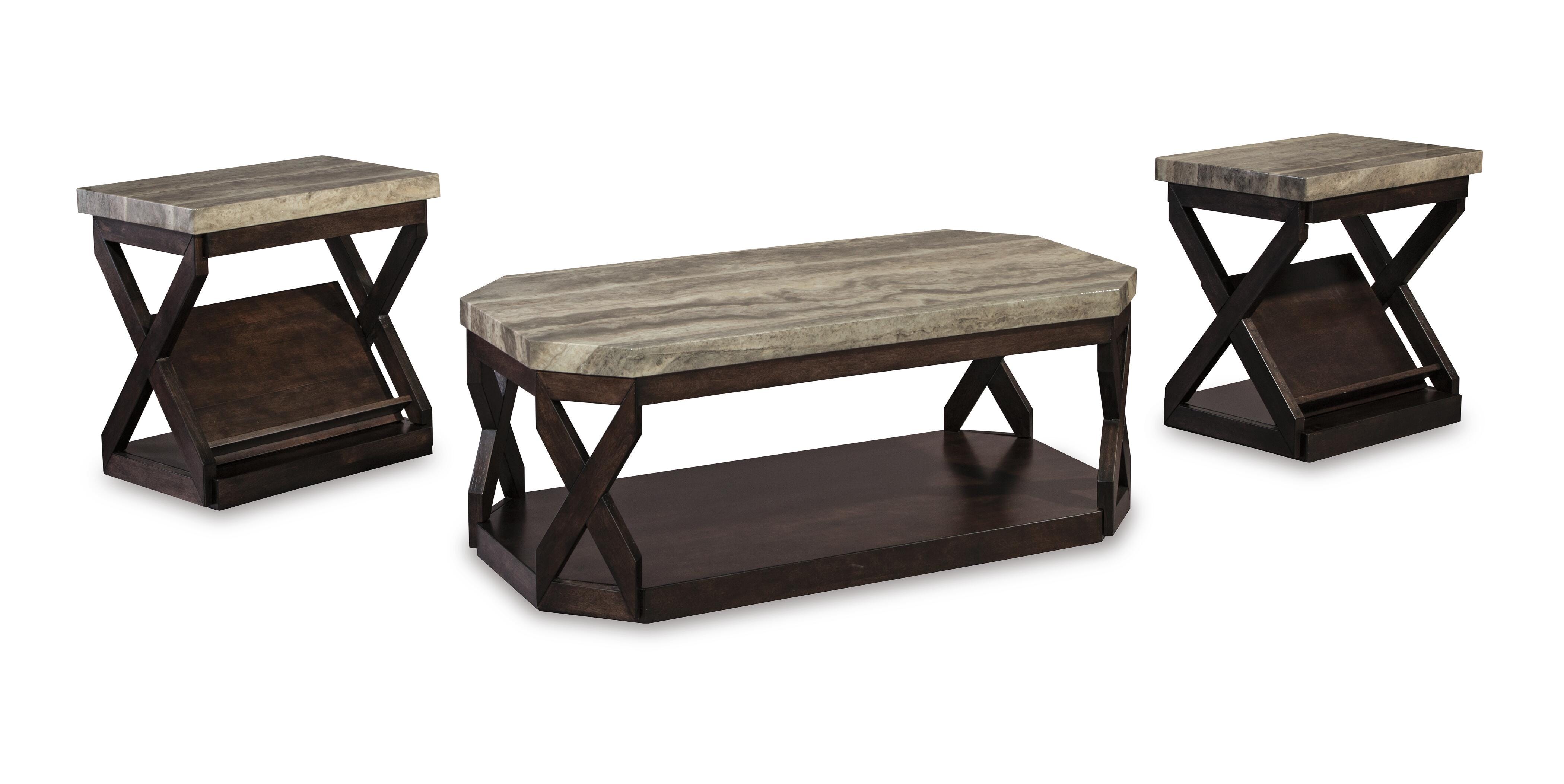 Radilyn Faux Marble Table (Set of 3) | Ashley
