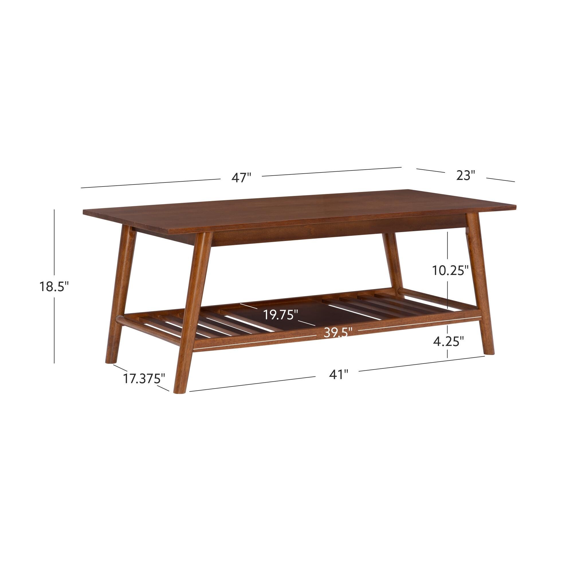 Linon Charlotte Charlotte Coffee Table, , large