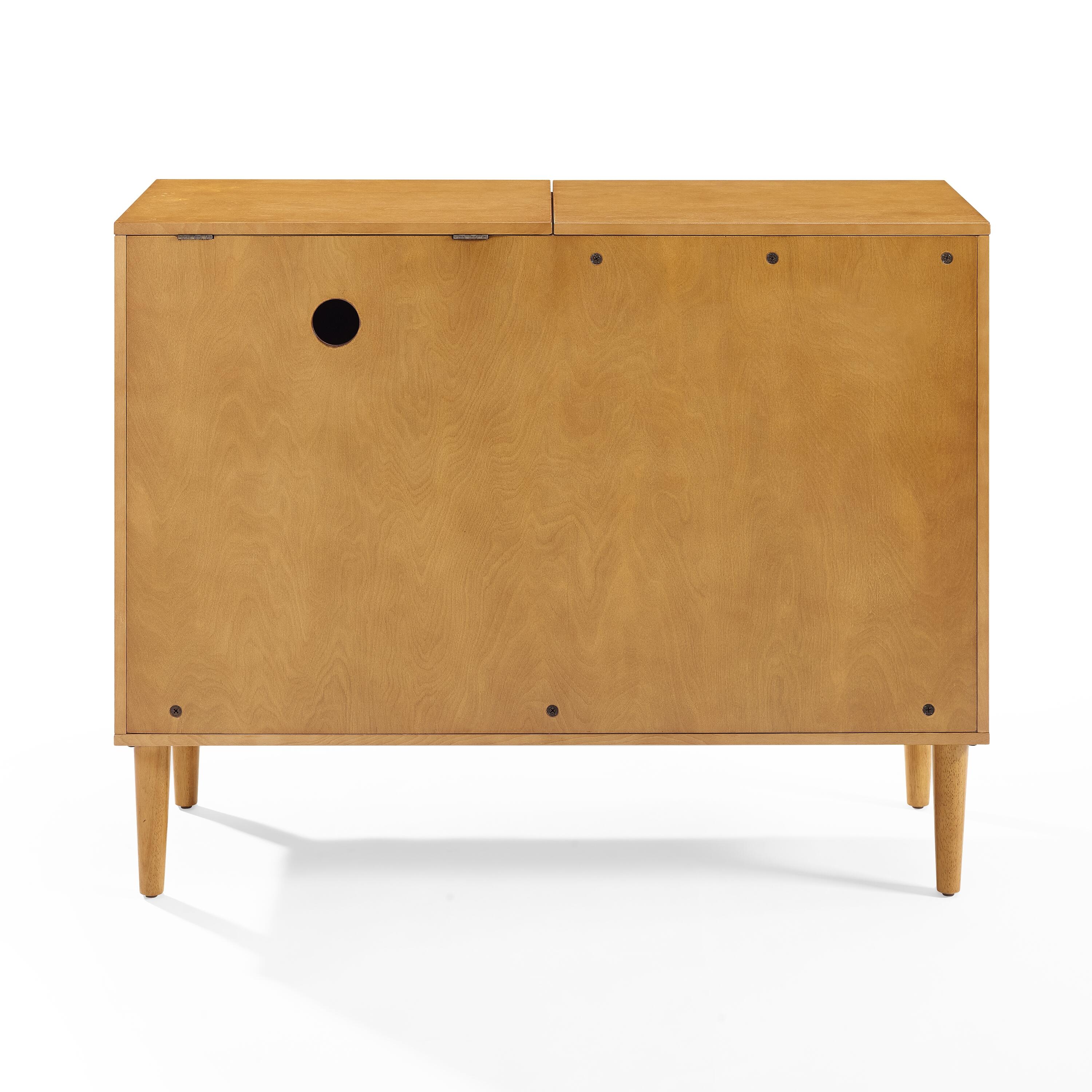 Turntable Media Console, Acorn, large