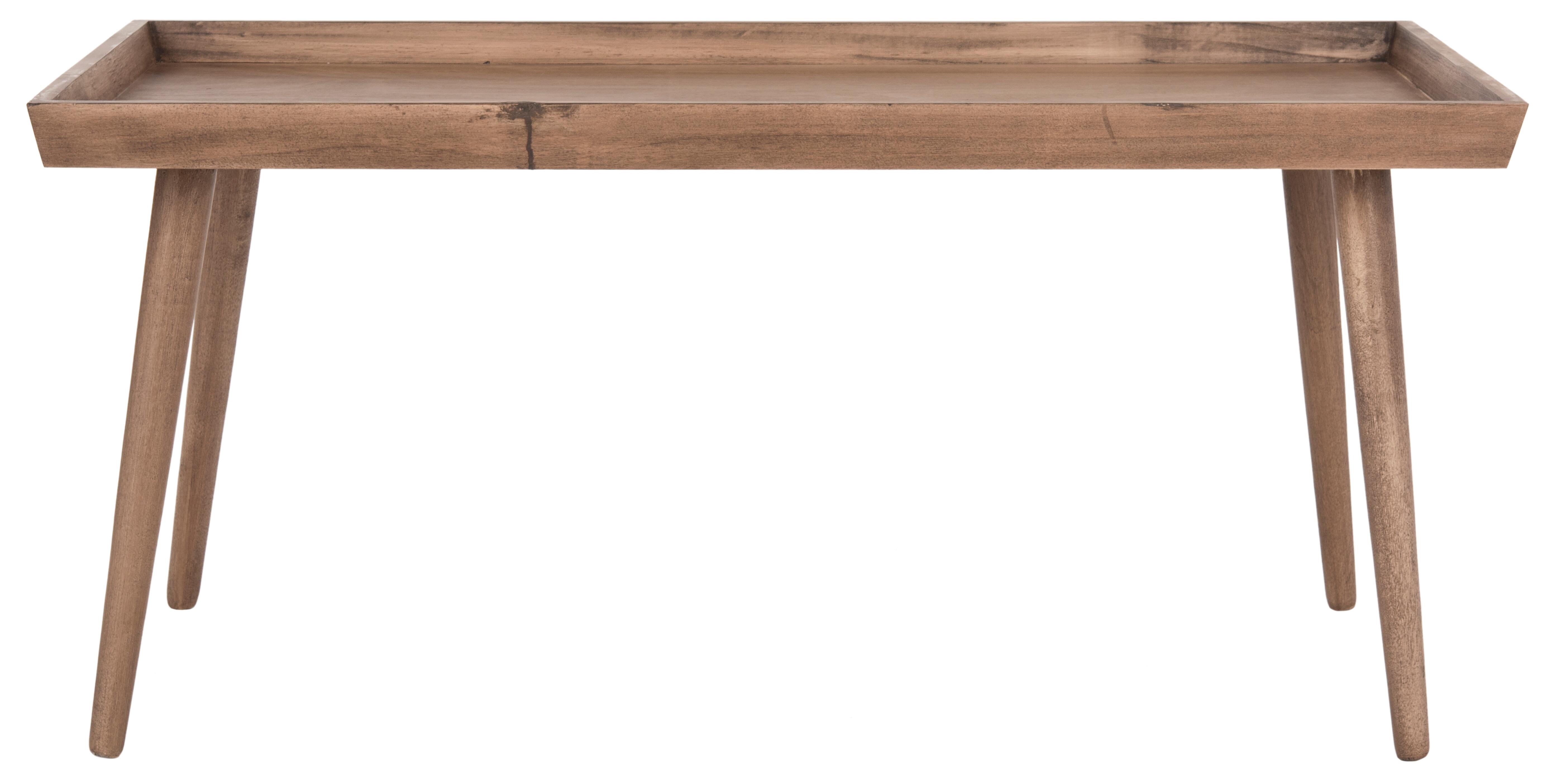 Tray Top Coffee Table, Brown, large