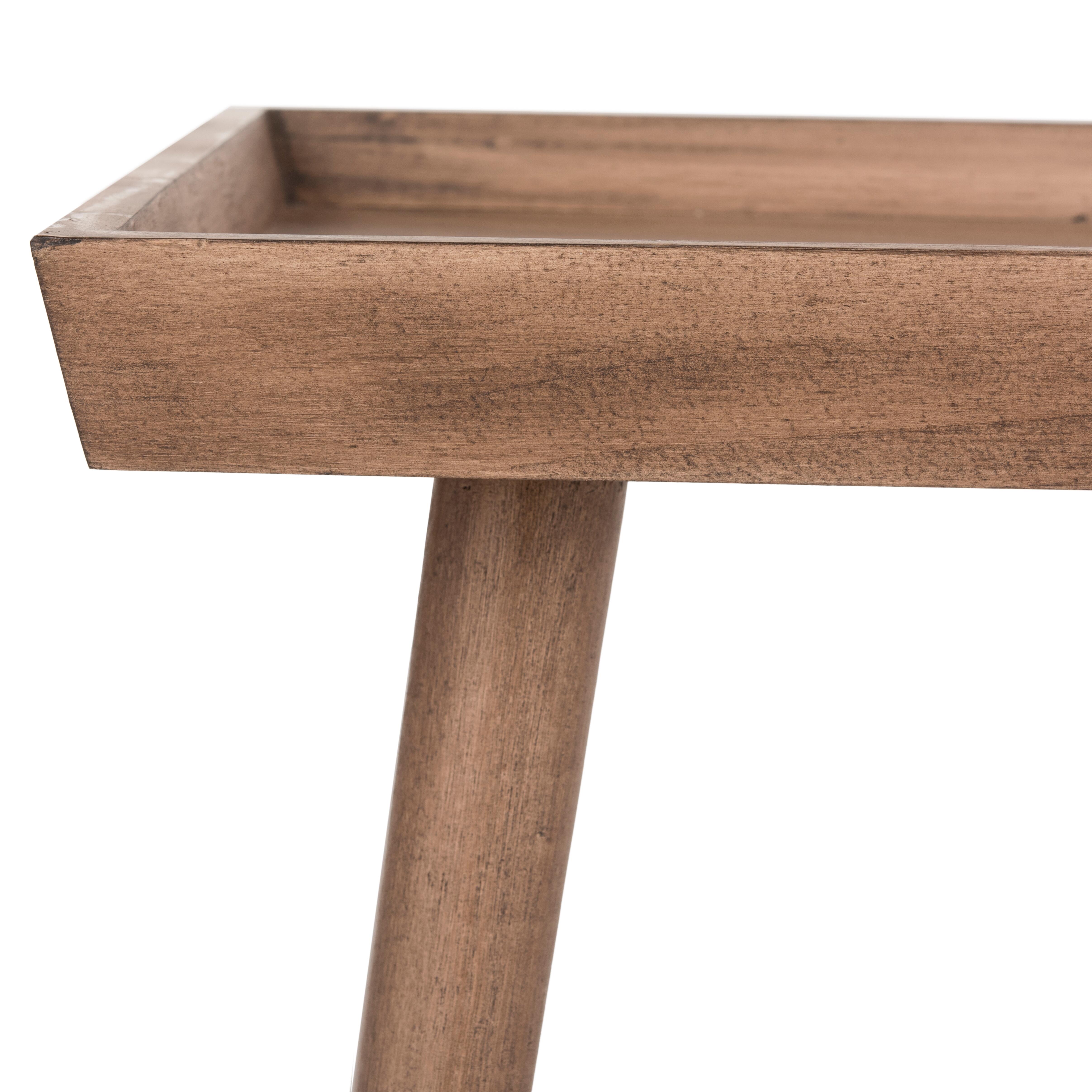 Tray Top Coffee Table, Brown, large