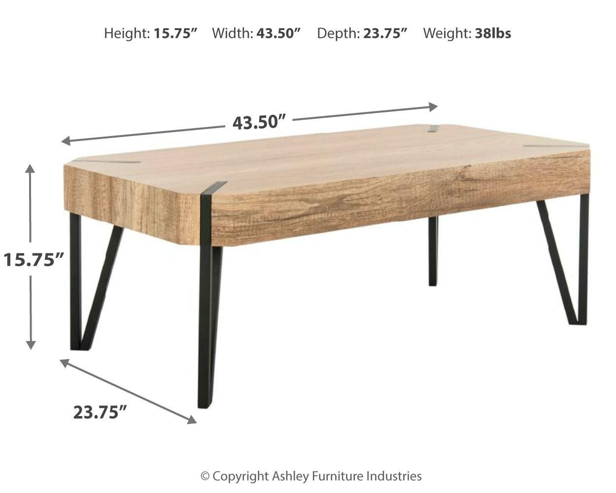 Safavieh Conor Mid Century Coffee Table | Ashley